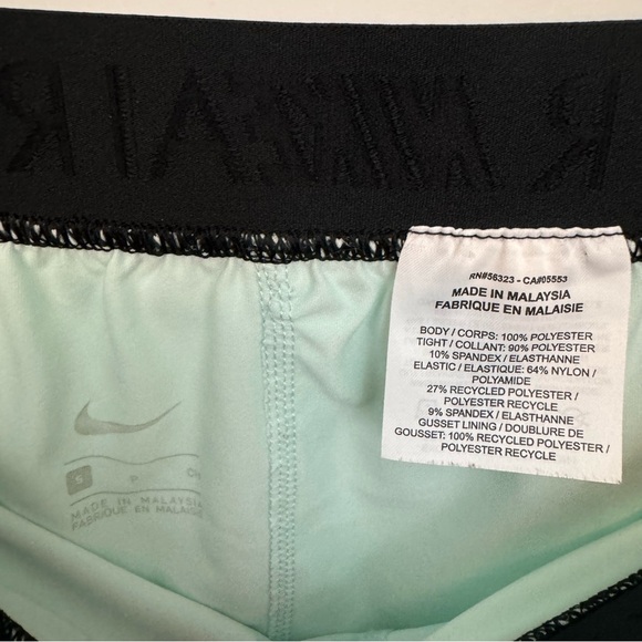 Nike Air Women's Running Shorts turquoise elastic waist size Small - Picture 5 of 5